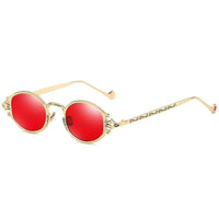 Metal Steampunk Sunglasses Men Women Fashion Round Glasses Novelty Design Vintage Sun Glasses High Quality Oculos de sol