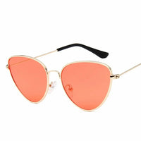 Sexy Small Vintage Cat Eye Sunglasses Women Vintage Red Black Sun Glasses Female Ladies Cateyes Sunglass Retro Glasses