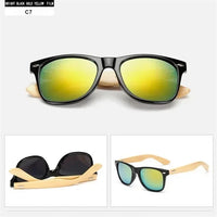 Wood Sunglasses Men Women Square Bamboo Women for Women Men Mirror Sun Glasses retro de sol masculino Handmade