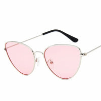 Sexy Small Vintage Cat Eye Sunglasses Women Vintage Red Black Sun Glasses Female Ladies Cateyes Sunglass Retro Glasses