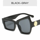 Irregular Punk Sunglasses Cat Eye Glasses Men Women Fashion Party Streetwear Shades UV400 Unique Personality Eyewear