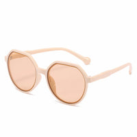Fashion Style All-match Trend Sunglasses Personalized Round Frame Sunglasses Ins Trend Candy Color Big Frame Sunglasses