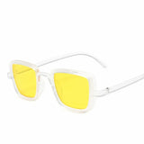 Novelty Fashion Square Sunglasses Women's UV 400 Steampunk Wholesale Sunglasses Famale