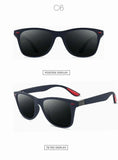 Novelty Fashion Square Ladies Polarizing Sunglasses UV400 Men's Glasses Classic Retro Novelty Design Driving Sunglasses