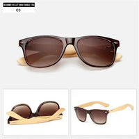 Wood Sunglasses Men Women Square Bamboo Women for Women Men Mirror Sun Glasses retro de sol masculino Handmade