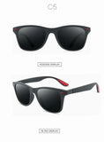 Novelty Fashion Square Ladies Polarizing Sunglasses UV400 Men's Glasses Classic Retro Novelty Design Driving Sunglasses