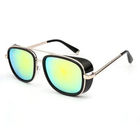 Steampunk Sunglasses Men Novelty Women Mirror Designer Sun glasses Vintage Lens Red UV400 Sunglasses