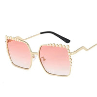 Oversized Square Sun Glasses Ladies Novelty Luxury Pearl Sunglasses Women Novelty Designer Fashion Shades Big Square