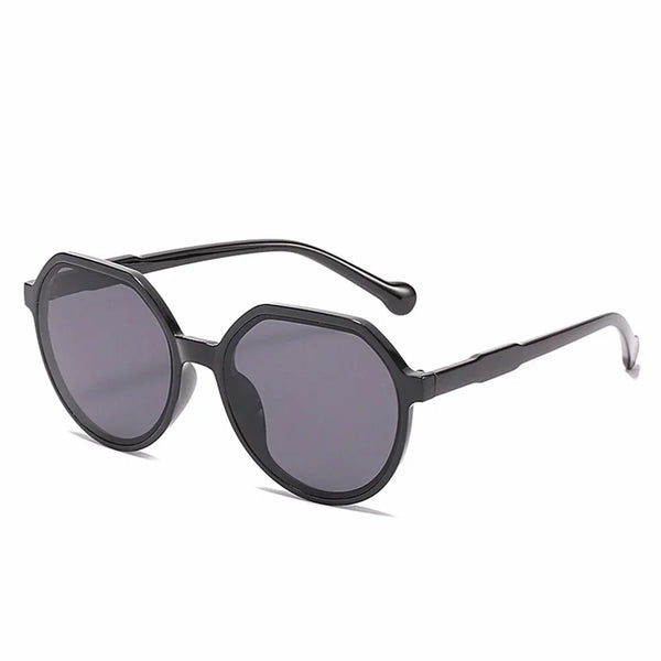 Fashion Style All-match Trend Sunglasses Personalized Round Frame Sunglasses Ins Trend Candy Color Big Frame Sunglasses