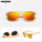 Wood Sunglasses Men Women Square Bamboo Women for Women Men Mirror Sun Glasses retro de sol masculino Handmade