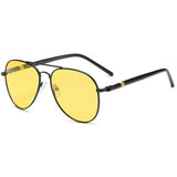 Metal Frame Quality Oversized Spring Leg Alloy Men Sunglasses Polarized Novelty Design Male Sun Glasses Driving