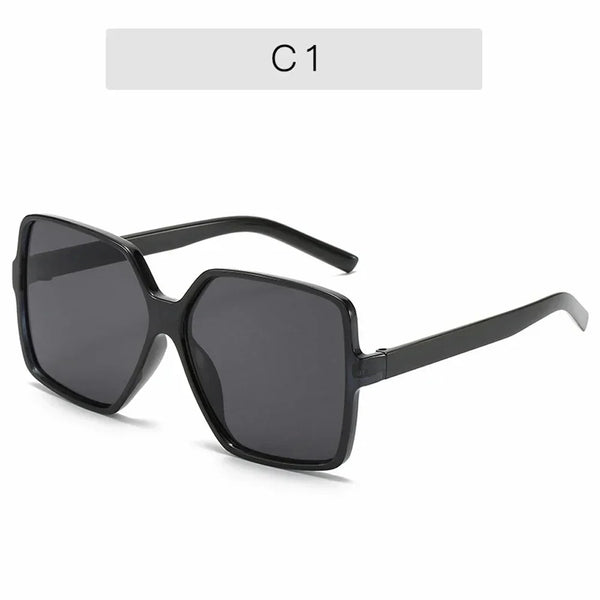 Luxury Square Sunglasses Women Novelty Designer Retro Frame Big Sun Glasses Female Vintage Gradient Male Oculos Feminino