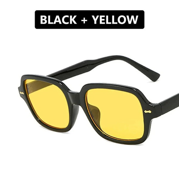 Small Oval Sunglasses Women Men Luxury Novelty Designer Vintage Sunglass Female Male Black Yellow Sun Glasses UV400