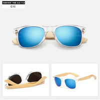 Wood Sunglasses Men Women Square Bamboo Women for Women Men Mirror Sun Glasses retro de sol masculino Handmade