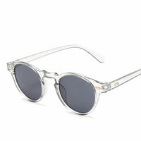 Oval Small Sunglasses Clear Classic UV400 Sun Glasses Novelty Female Transparent Shades for Women