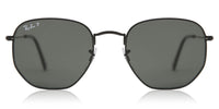 Ray Ban Sunglasses Ray Ban RB3548N Hexagonal Metal Flat Lenses Polarized 00258 350898