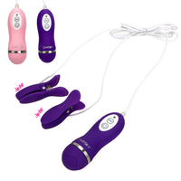 Nipple Vibrator 10 Frequency Nipple Clamps Breast Massage Stimulator for Women Masturbation Adult Games