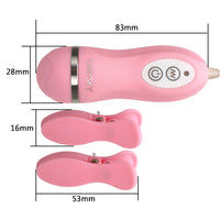 Nipple Vibrator 10 Frequency Nipple Clamps Breast Massage Stimulator for Women Masturbation Adult Games