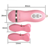 Nipple Vibrator 10 Frequency Nipple Clamps Breast Massage Stimulator for Women Masturbation Adult Games