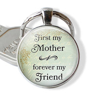 Worlds Best Mom Keychain Mother's Day Gifts Letters Glass Cabochon Metal Keychain Keyring Charistmas Gift for Mom Bonus Mom