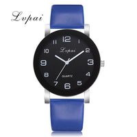 Watch Women Leather Black Quartz Wrist Watches Ladies Clock