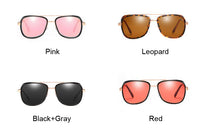 Tony Stark Iron Man Sunglasses Men Women Steampunk Sun Glasses Male Gradient Red Sunglass UV400