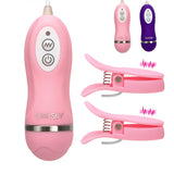 Nipple Vibrator 10 Frequency Nipple Clamps Breast Massage Stimulator for Women Masturbation Adult Games