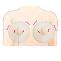 Nipple Vibrator Vibrating Breast Stimulator Massager Pump Nipple Sucker Pump Cups 10 Modes Lick Tongue for Woman
