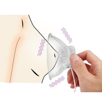 Nipple Vibrator Vibrating Breast Stimulator Massager Pump Nipple Sucker Pump Cups 10 Modes Lick Tongue for Woman