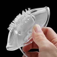 Nipple Vibrator Vibrating Breast Stimulator Massager Pump Nipple Sucker Pump Cups 10 Modes Lick Tongue for Woman