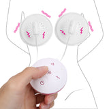 Nipple Vibrator Vibrating Breast Stimulator Massager Pump Nipple Sucker Pump Cups 10 Modes Lick Tongue for Woman