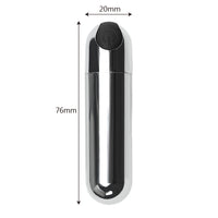 Mini Bullet Vibrator G-spot Massager Waterproof USB Rechargeable Vibrators 10 Speed Strong Vibration for Women