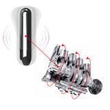 Mini Bullet Vibrator G-spot Massager Waterproof USB Rechargeable Vibrators 10 Speed Strong Vibration for Women