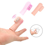 Brush Vibrating Finger Sleeve Vibrator Clitoris Vagina Stimulator Flriting for Women Couple G-spot Massage