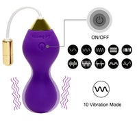 Ben Wa Ball Vibrator Kegel Ball Vibrating Egg Vaginal Tight Exercise Wireless Remote Control for Women 10 Speed