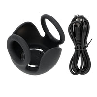 Delay Ejaculation Vibrators Double Cock Ring Scrotal Binding Ring Penis Ring Testicle Bondage 10 Speed
