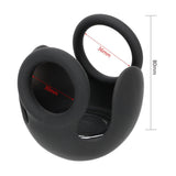 Delay Ejaculation Vibrators Double Cock Ring Scrotal Binding Ring Penis Ring Testicle Bondage 10 Speed