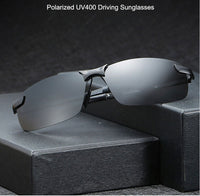 Polarized Color Changing Sunglasses Men Classic Metal Glasses Women Travel Driving