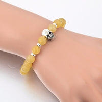 Beads Lava Skull Bracelets for Women Tiger Eye Natural Stones Men Healing Bracelets Bangles