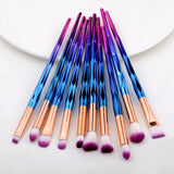 10Pcs Professional Makeup Brushes Set Eye Shadow Eyeliner Eye Lip Brush High Quality Makeup Cpsmetic Tool Kit