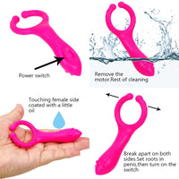 Nipple Massage Clitoris Stimulation G-spot Vibrator Dildo Penis Vibration Clip for Women Men Couple Vagina