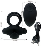 OLO Vibrating Penis Rings 10 Frequency Cock Rings Wireless Remote Control Sex Toys for Men Clitoris Stimulate Delay Ejaculation