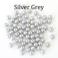 100pcs/bag With Hole ABS Imitation Pearl Beads 4/6/8/10/12MM Round Plastic Acrylic Spacer Bead for DIY Jewelry Making Findings