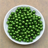 100pcs/bag With Hole ABS Imitation Pearl Beads 4/6/8/10/12MM Round Plastic Acrylic Spacer Bead for DIY Jewelry Making Findings