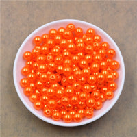 100pcs/bag With Hole ABS Imitation Pearl Beads 4/6/8/10/12MM Round Plastic Acrylic Spacer Bead for DIY Jewelry Making Findings