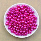 100pcs/bag With Hole ABS Imitation Pearl Beads 4/6/8/10/12MM Round Plastic Acrylic Spacer Bead for DIY Jewelry Making Findings