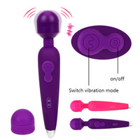 G-spot Vibrator Strong Vibration AV Magic Wand Clitoris Stimulator 10 Speed Massage Masturbation for Women