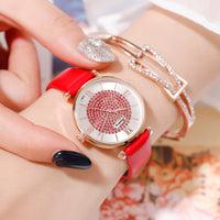 Women Watch Leather Starry Sky Belt Female Quartz Wristwatch Ladies Wrist Watch