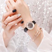 Women Watch Leather Starry Sky Belt Female Quartz Wristwatch Ladies Wrist Watch