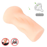 Real Pussy Aircraft Cup No Vibrator Male Masturbation Oral Sex Erotics Artificial Vagina for Men Realistic Vagina